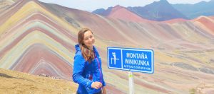 Mavrična gora mi je vzela sapo. Dobesedno.